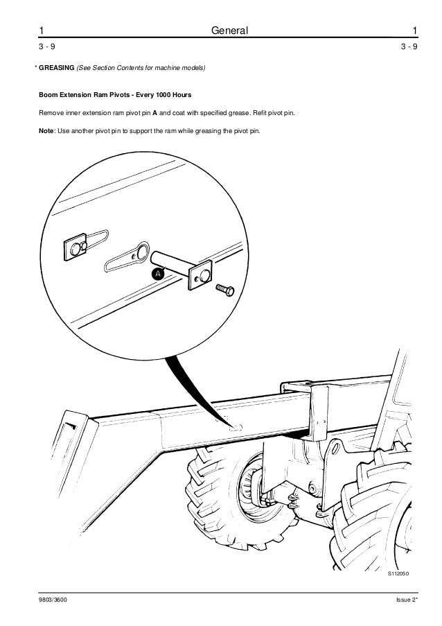 JCB 52558 TELESCOPIC HANDLER Service Repair Manual ALL561001 Onwards