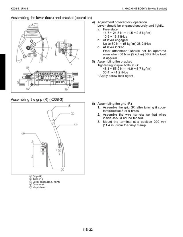 KUBOTA K008-3 MICRO EXCAVATOR Service Repair Manual