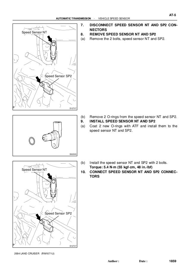 2007 LEXUS LX-470 (LX470) Service Repair Manual