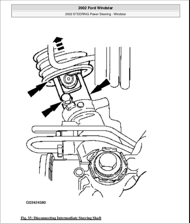 1999 FORD WINDSTAR Service Repair Manual