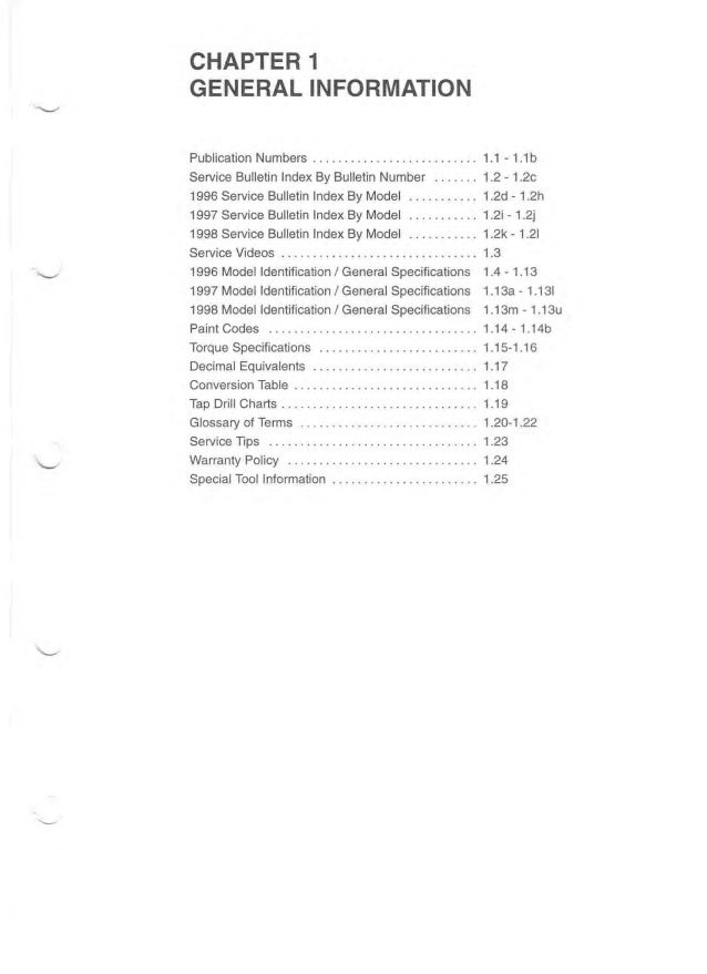 1997 Polaris Indy 600 Xc Snowmobile Service Repair Manual