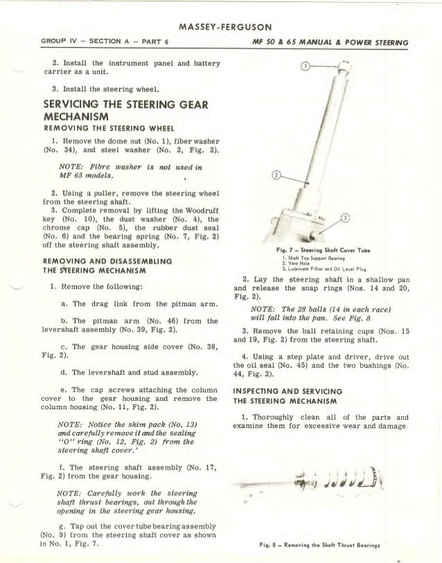 Massey Ferguson 65 Parts Diagram