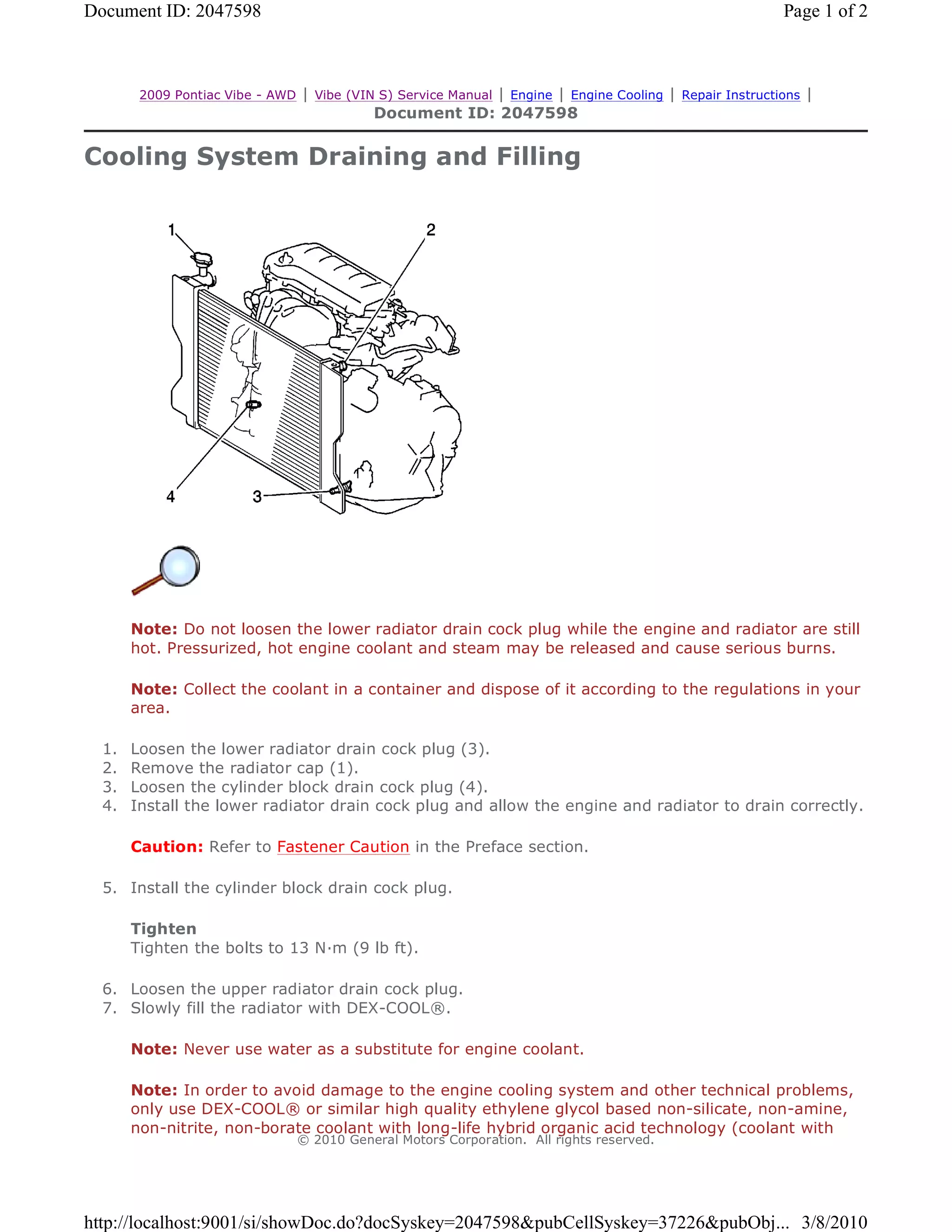 Shifting Into Park (P) - Pontiac 2004 Vibe Owner's Manual Page 92 Shifting Into Park (P) - Pontiac 2004 Vibe Owner's Manual Page 92