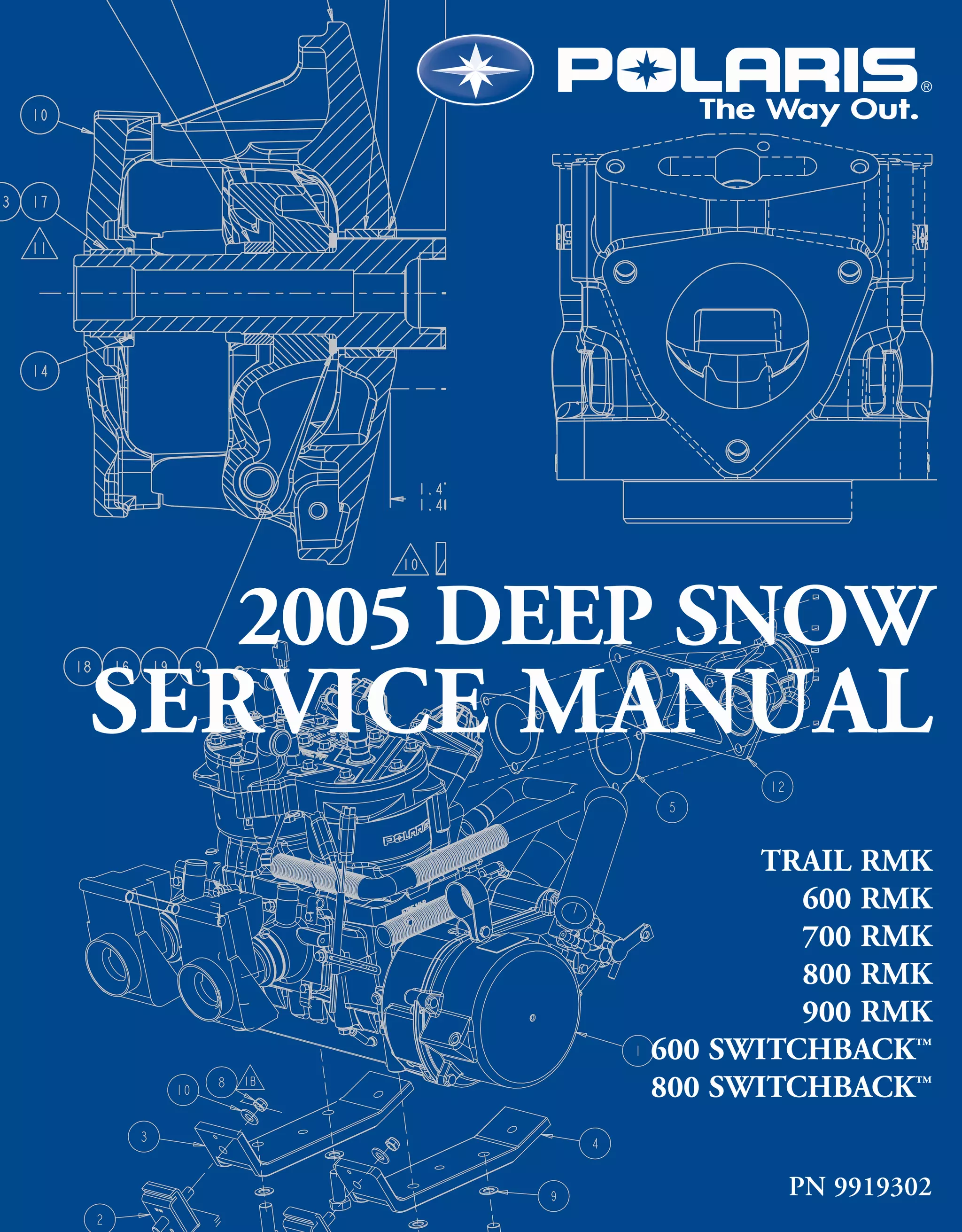 2005 Polaris 900 RMK 151 SNOWMOBILE Service Repair Manual | PDF