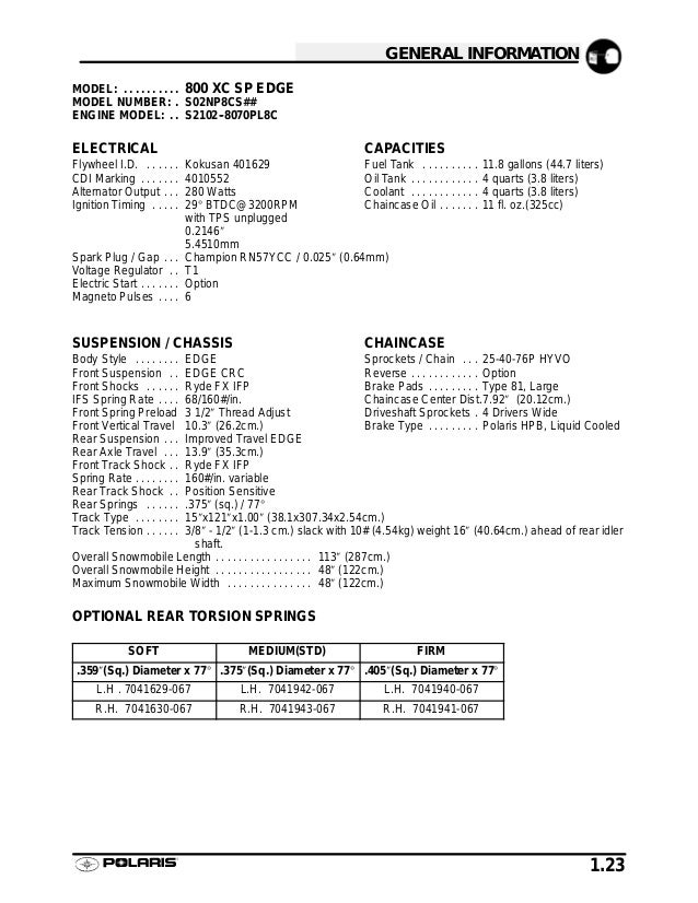 2002 Polaris 700 XC SP SNOWMOBILE Service Repair Manual