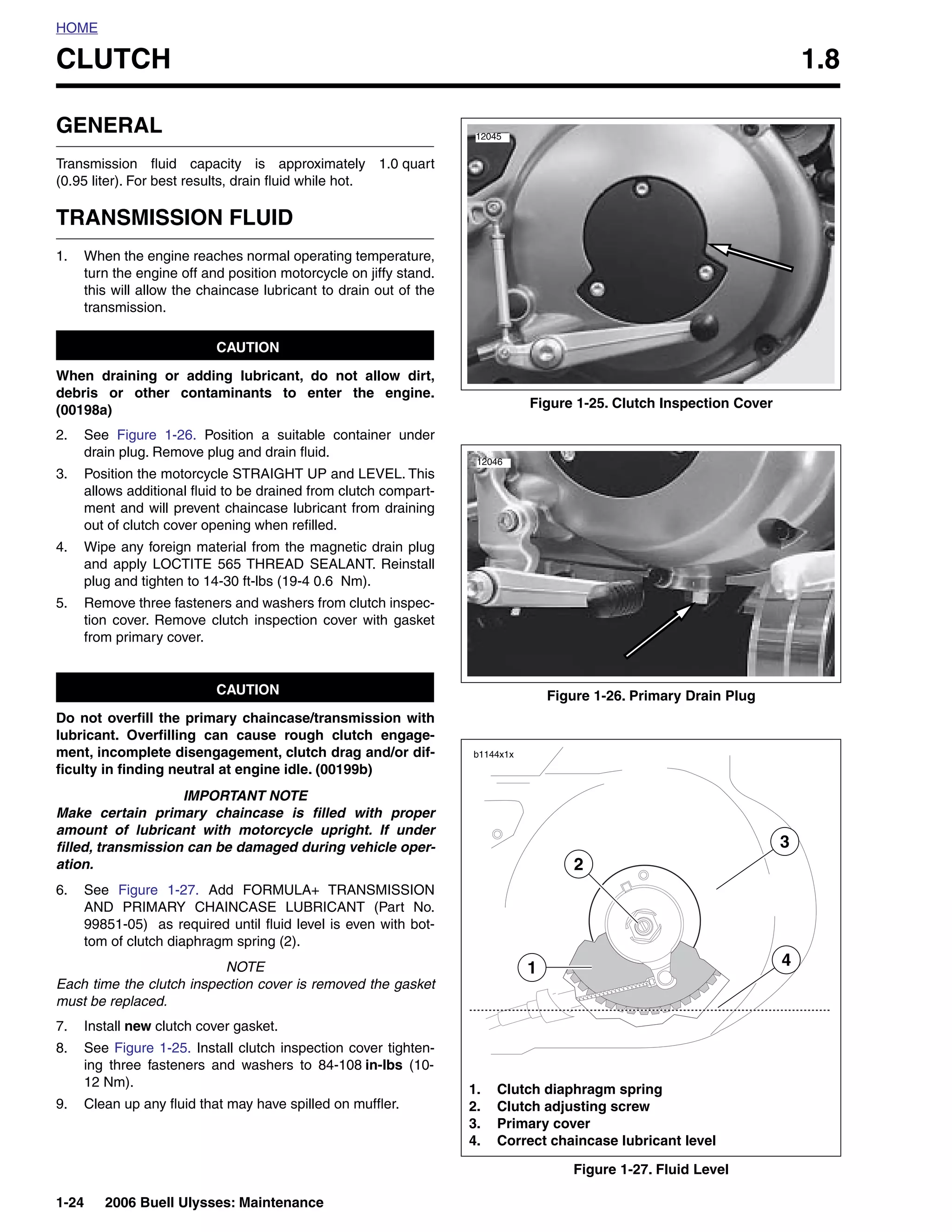 2006 BUELL XB12X ULYSSES Service Repair Manual | PDF
