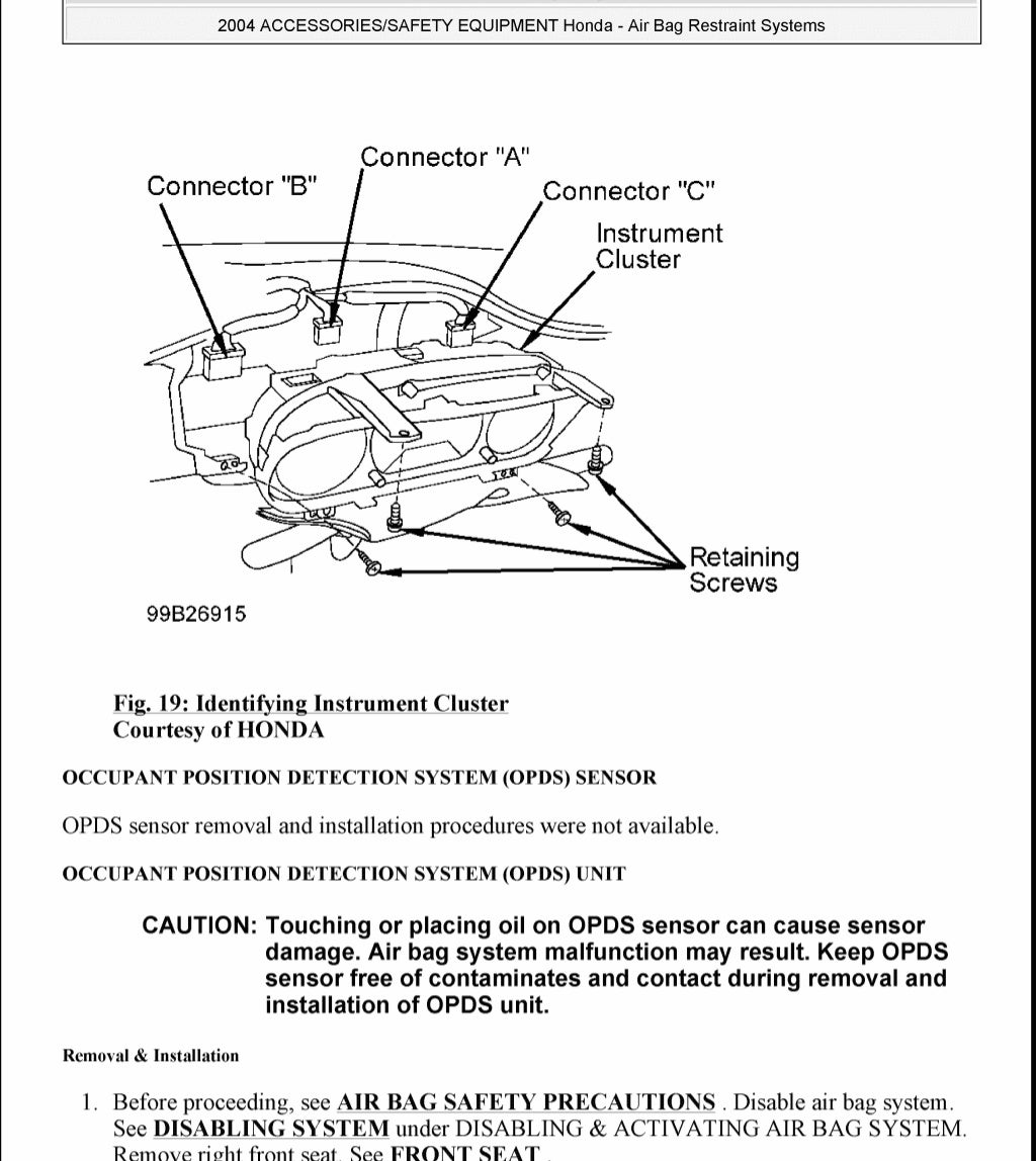 2004 HONDA ODYSSEY Service Repair Manual