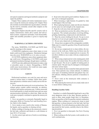 Motorcycle Repairing Notes 2002 HARLEY DAVIDSON SOFTAIL Service Repair Manual | PDF