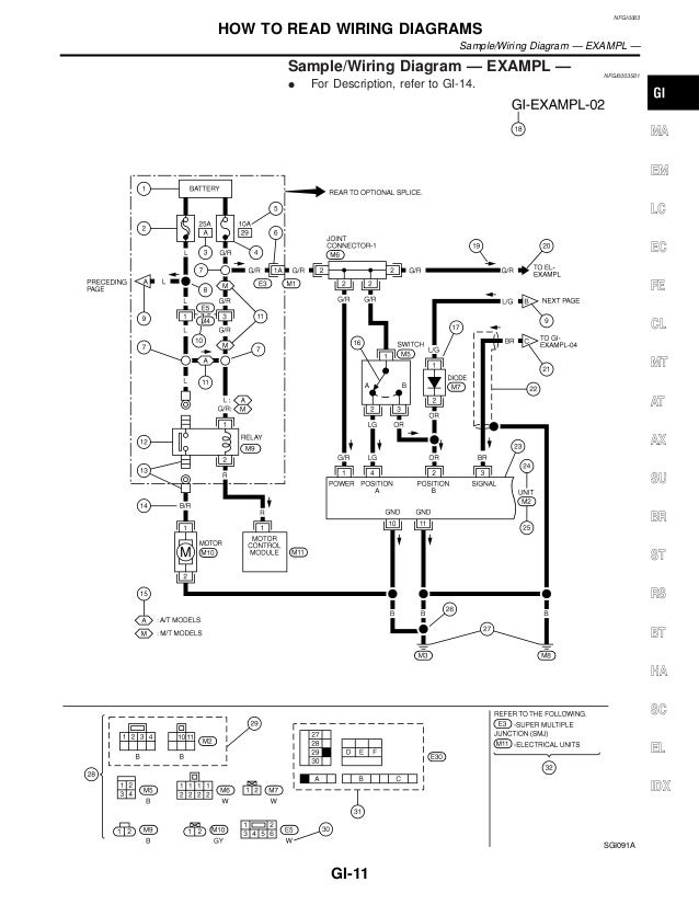 2001 Nissan Maxima Wiring Diagram