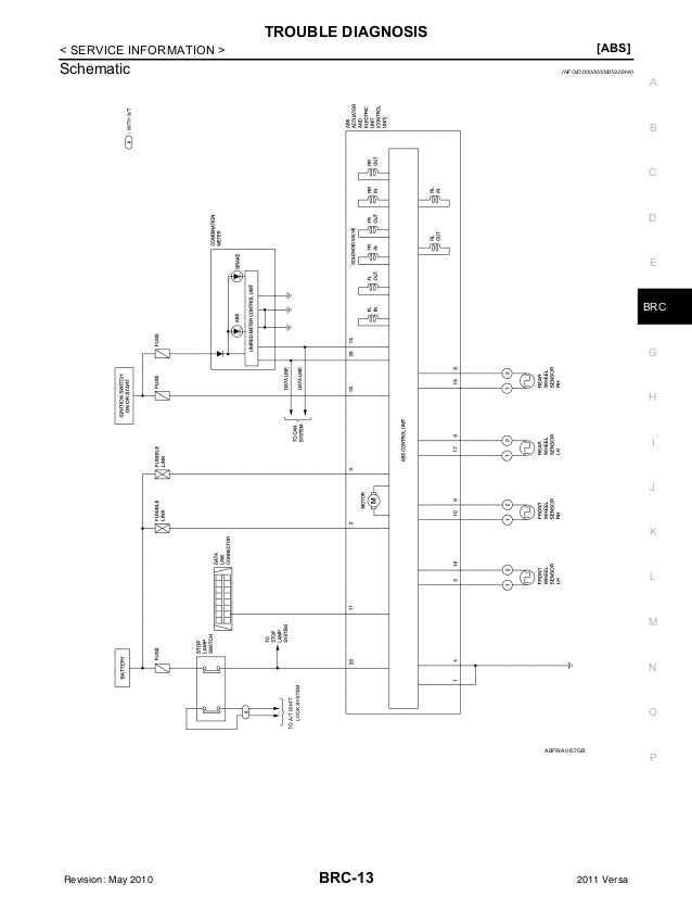 Nissan Versa 2011 Fuse Box - Wiring Diagram