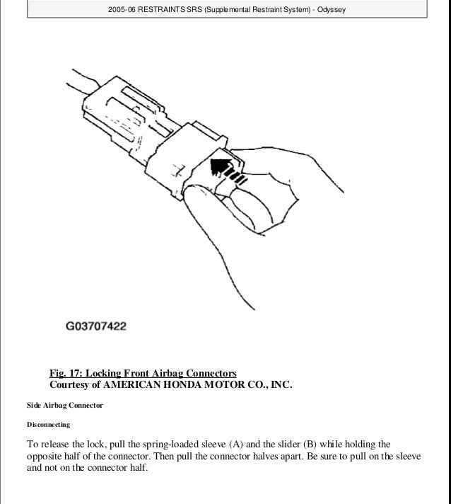 2007 Honda Odyssey Service Repair Manual