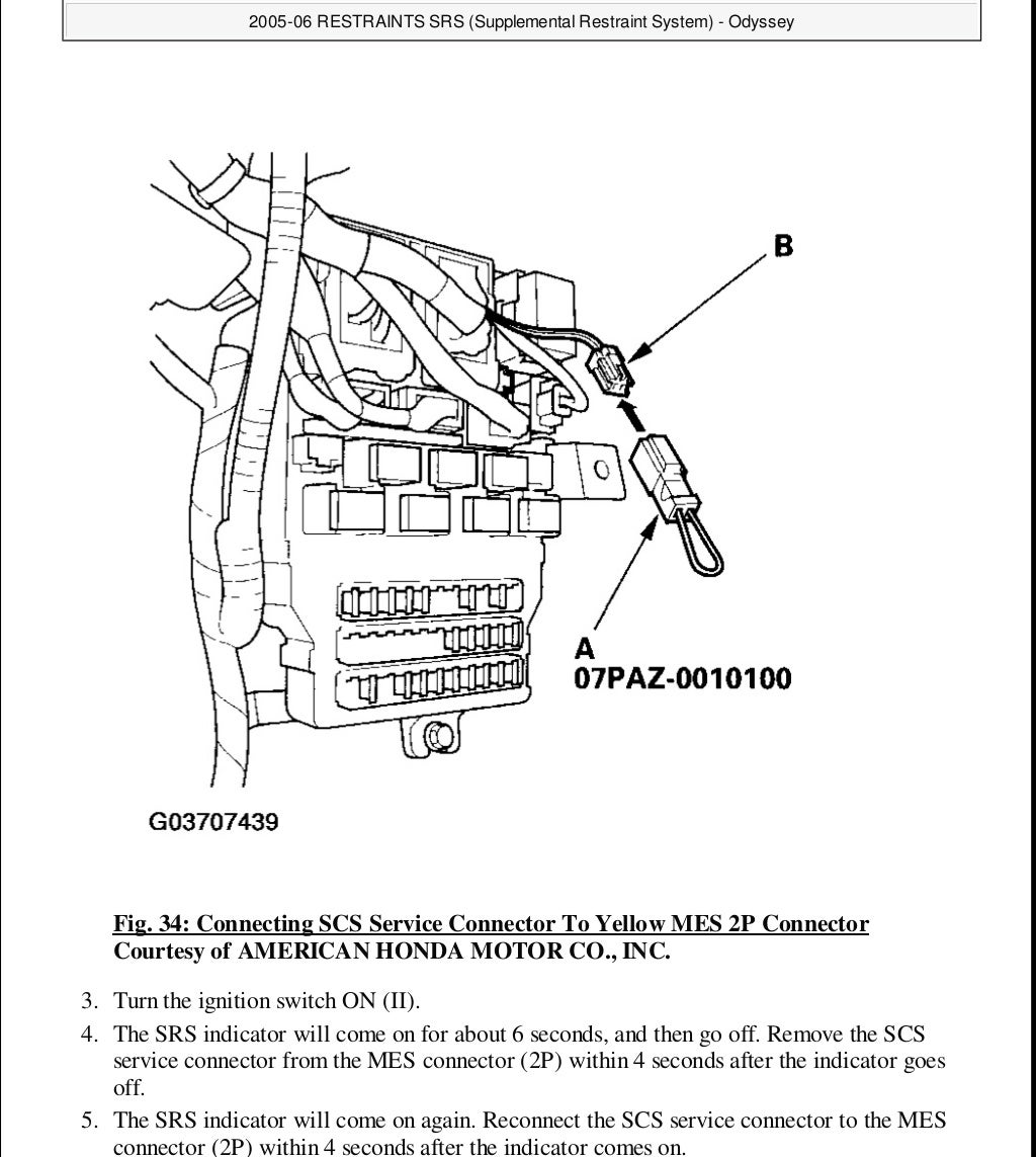 2007 HONDA ODYSSEY Service Repair Manual