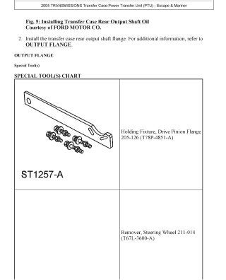 2006 FORD ESCAPE Service Repair Manual