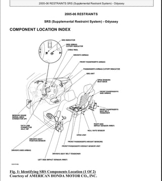 2009 HONDA ODYSSEY Service Repair Manual | PDF