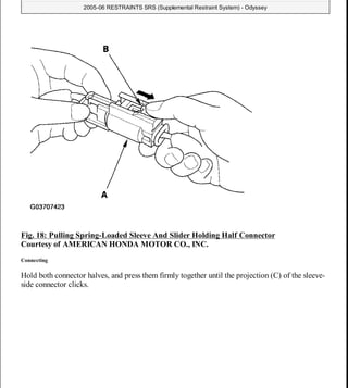 2008-2009 Honda Odyssey Factory Shop Service Manual – OEM Paper Repair Manual – USA Made