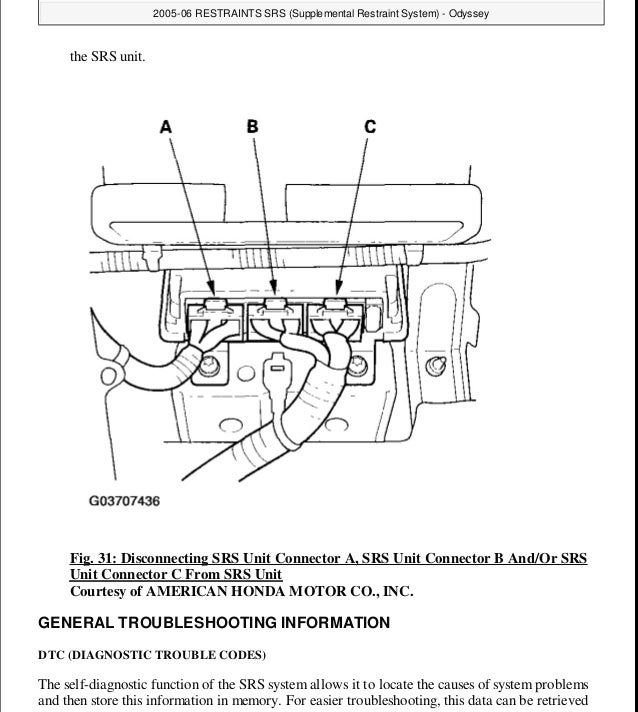 2008 HONDA ODYSSEY Service Repair Manual 2008 honda odyssey wiring diagram 