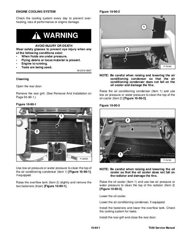 BOBCAT T300 COMPACT TRACK LOADER Service Repair Manual S/N 532111001