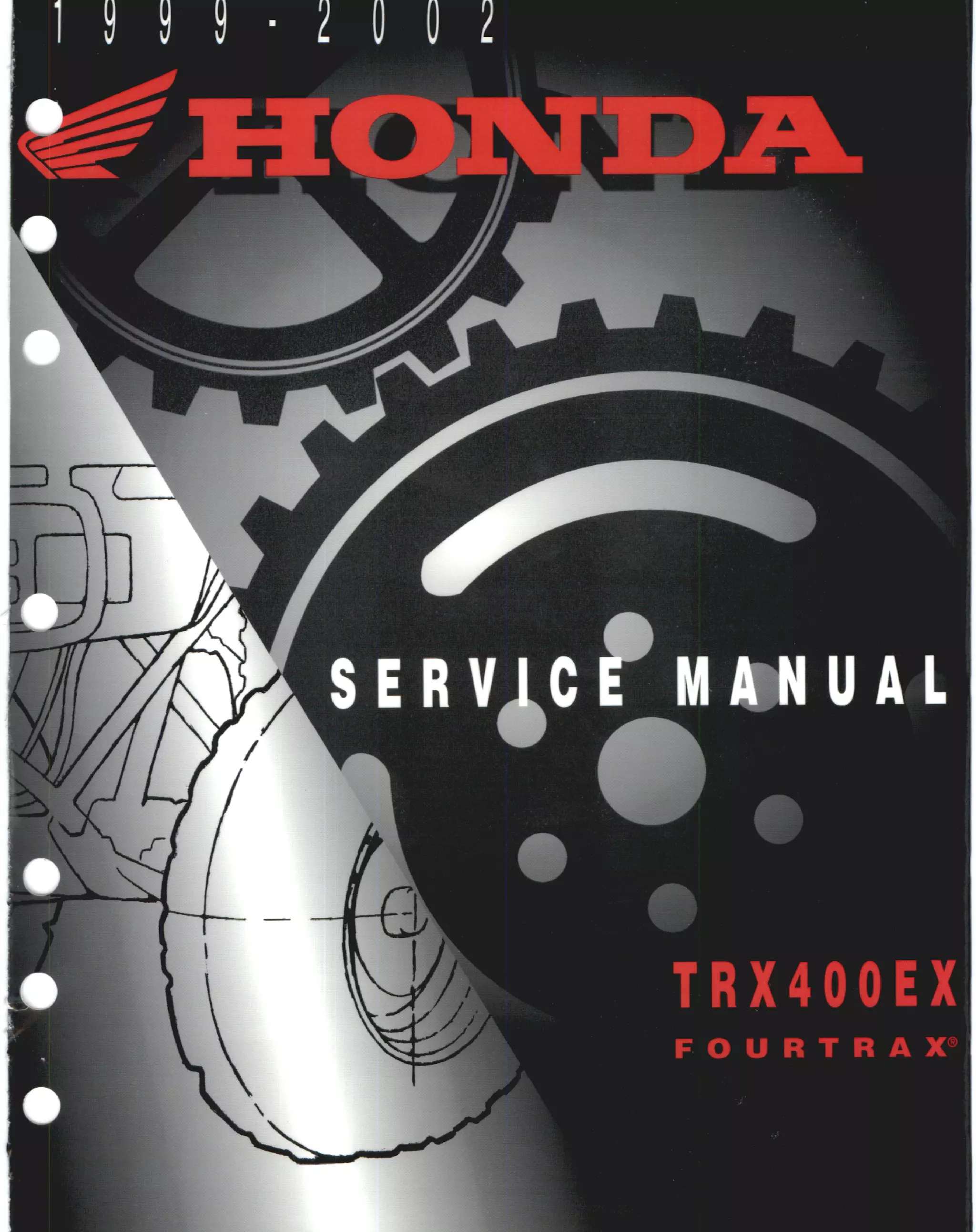 2002 Honda TRX400EX Fourtrax Service Repair Manual | PDF