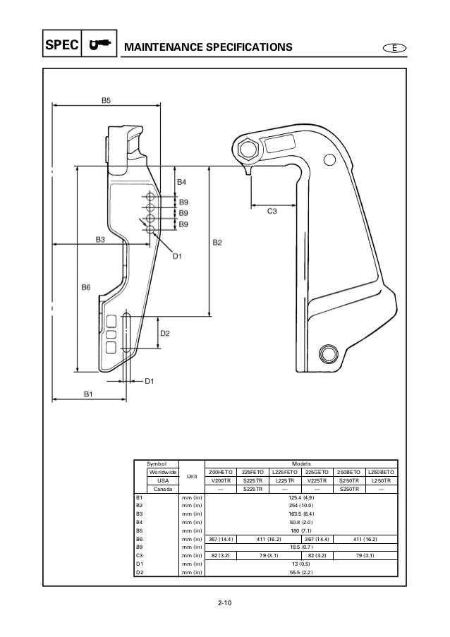 YAMAHA OUTBOARD 225GETO, V225TR Service Repair Manual L 300483