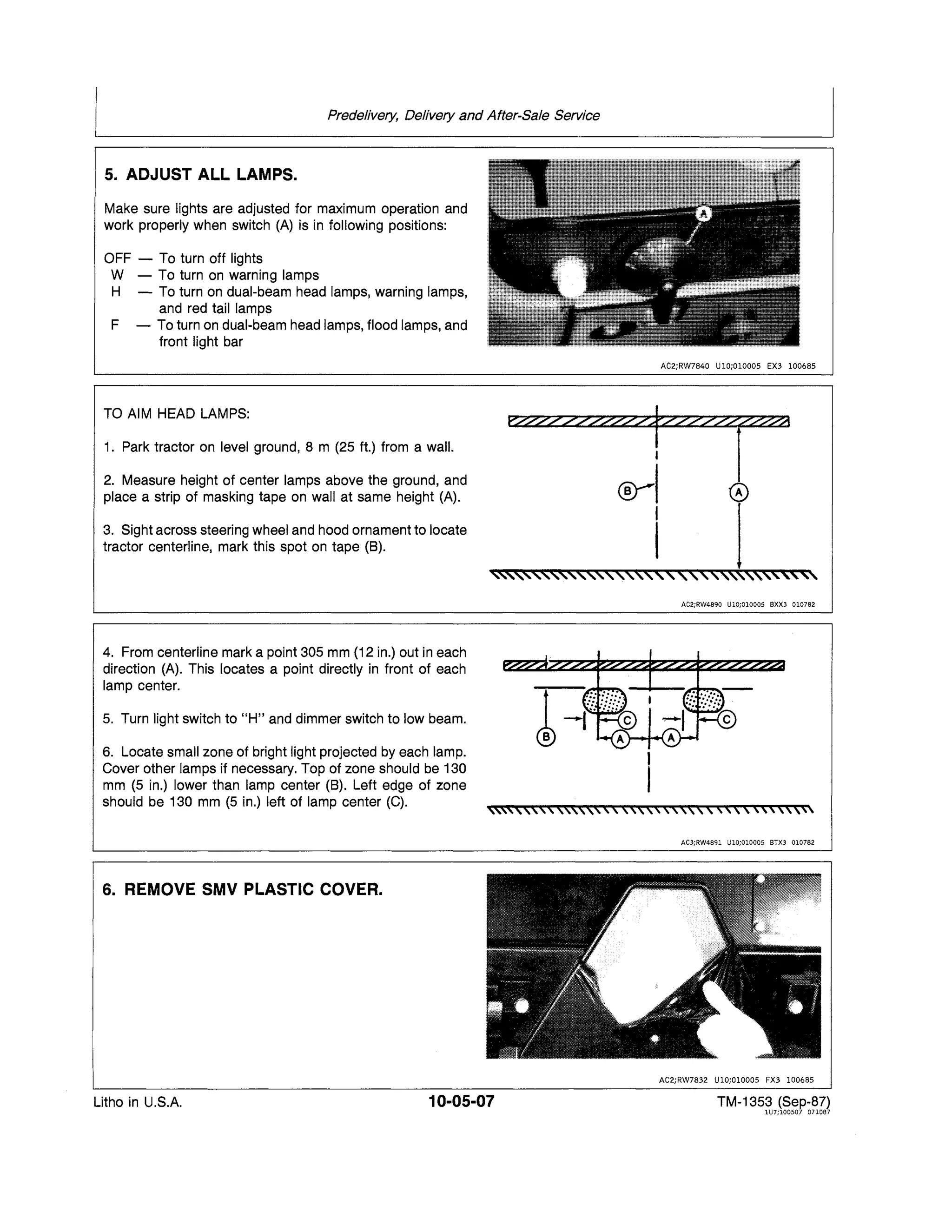JOHN DEERE 4450 TRACTOR Service Repair Manual PDF