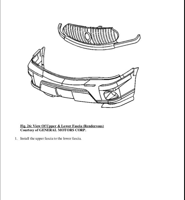 2001 PONTIAC AZTEK Service Repair Manual