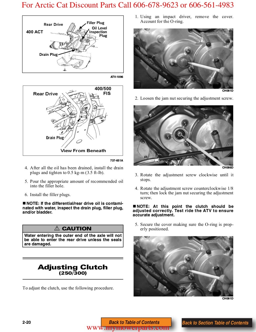 2003 Arctic Cat 400 4x4 ATV Service Repair Manual
