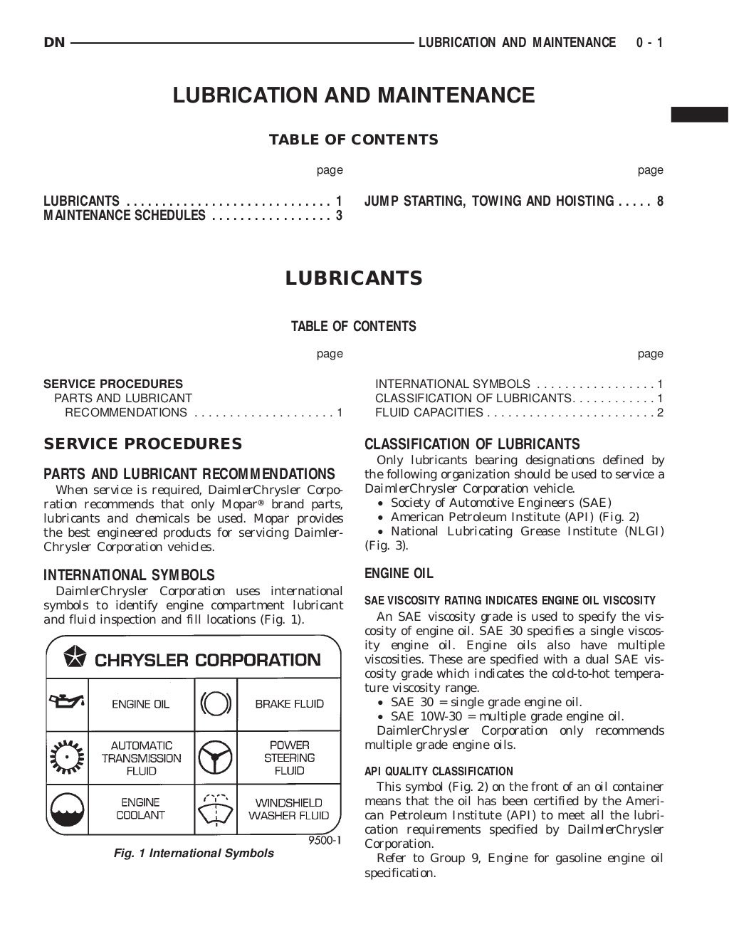 2000 DODGE DURANGO Service Repair Manual