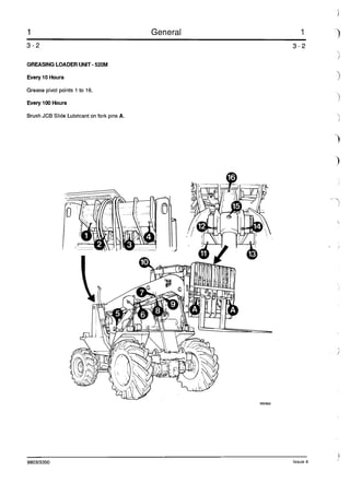JCB 525B-2,525B-4 TELESCOPIC HANDLER Service Repair Manual | PDF