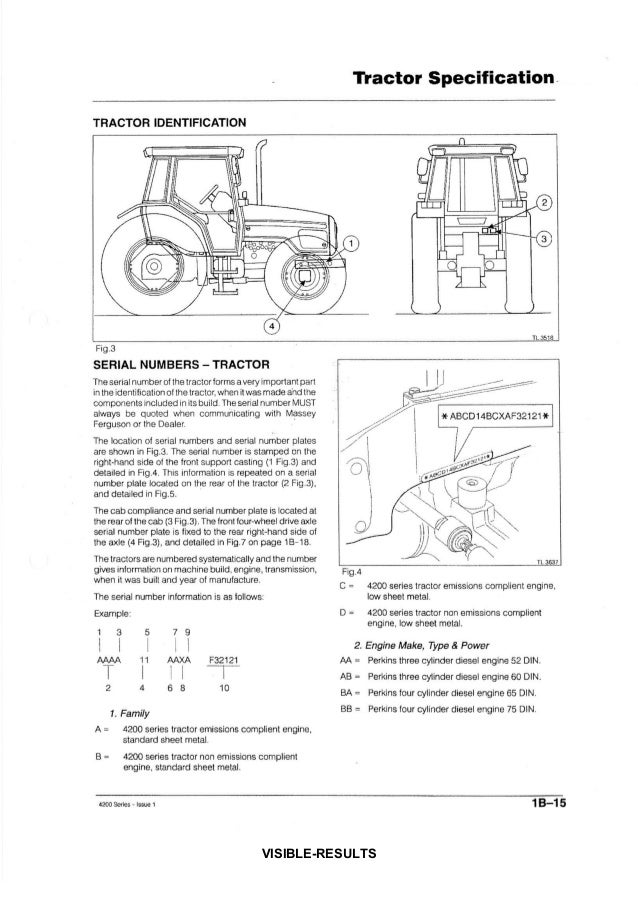Massey ferguson 4243 owner s manual