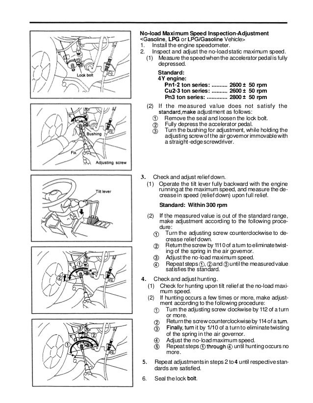 Toyota 7FGCU18 Forklift Service Repair Manual