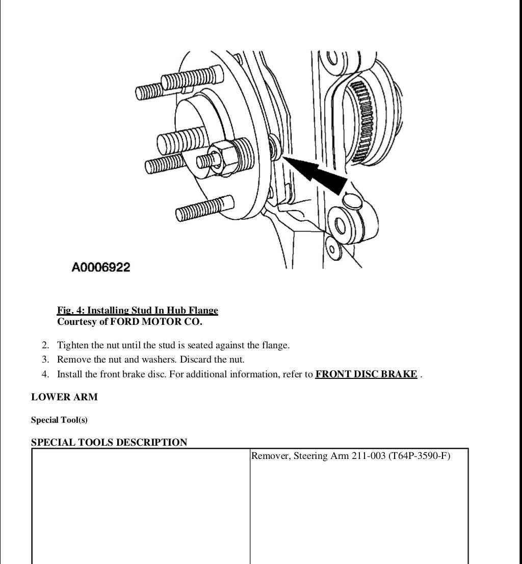 2005 FORD TAURUS Service Repair Manual