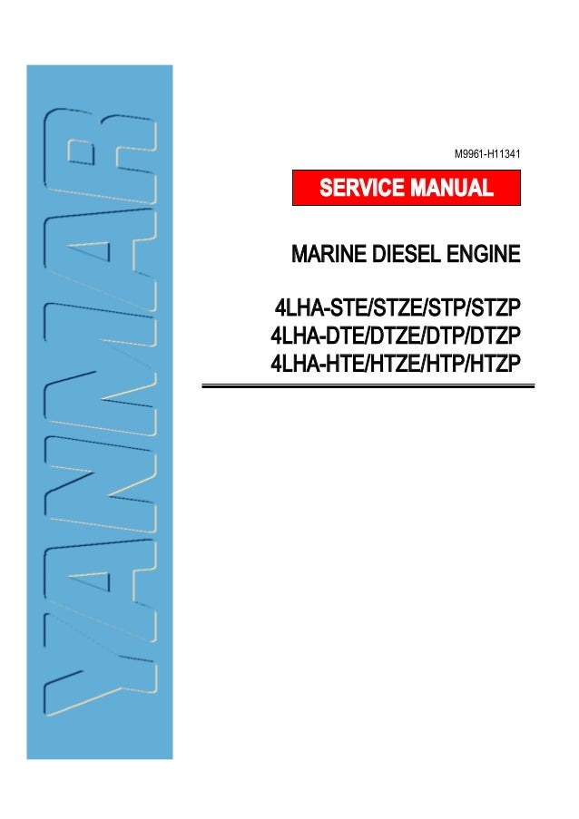 Yanmar 4lha Stp Parts Manual Yanmar 4lha Stp Parts Manual