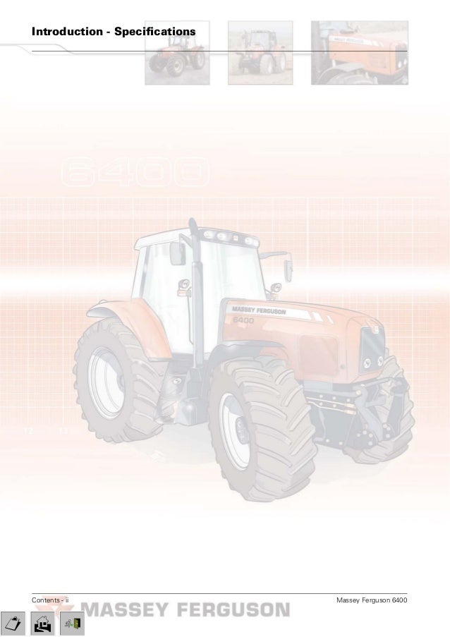Massey Ferguson Mf 6485 Tractor Service Repair Manual