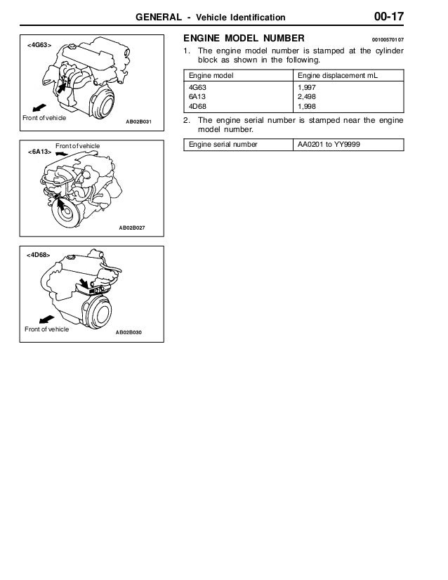 2000 Mitsubishi Galant Service Repair Manual