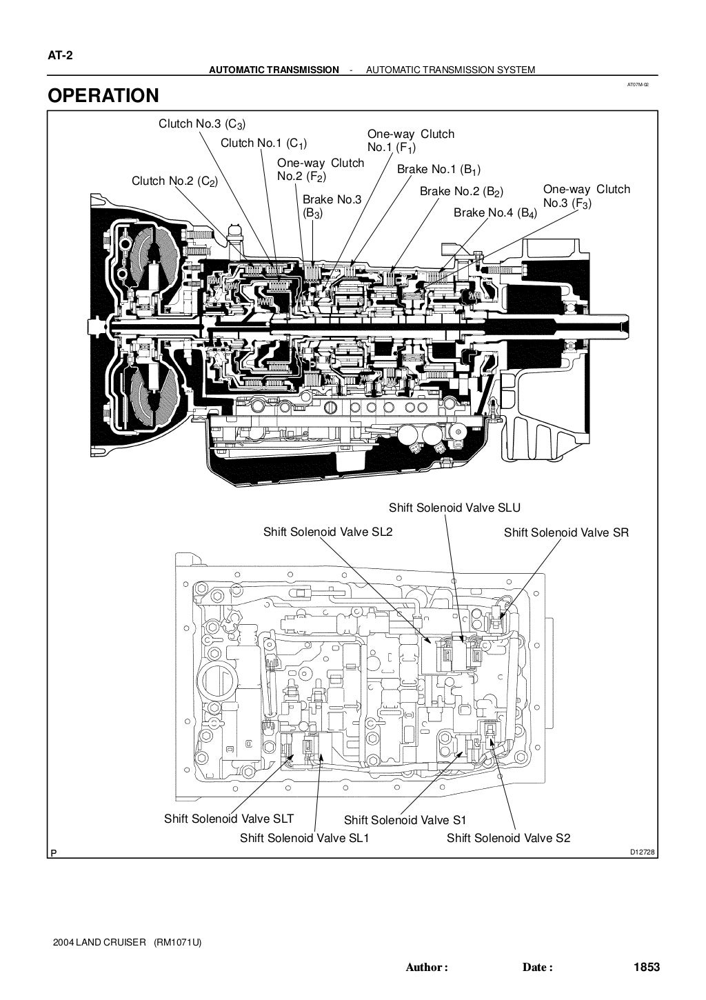 2005 LEXUS LX-470 (LX470) Service Repair Manual