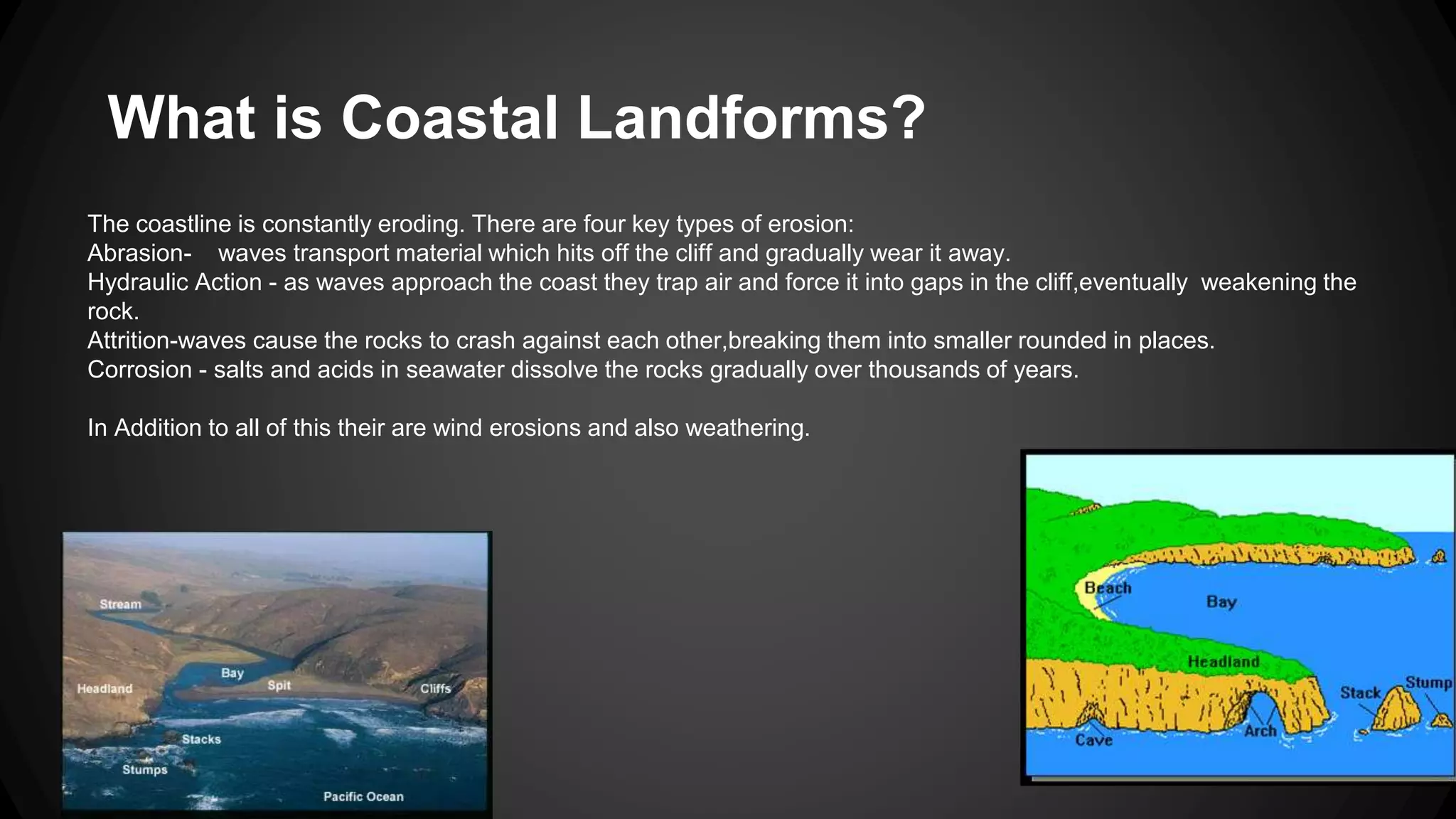 Coastal landforms | PPTX