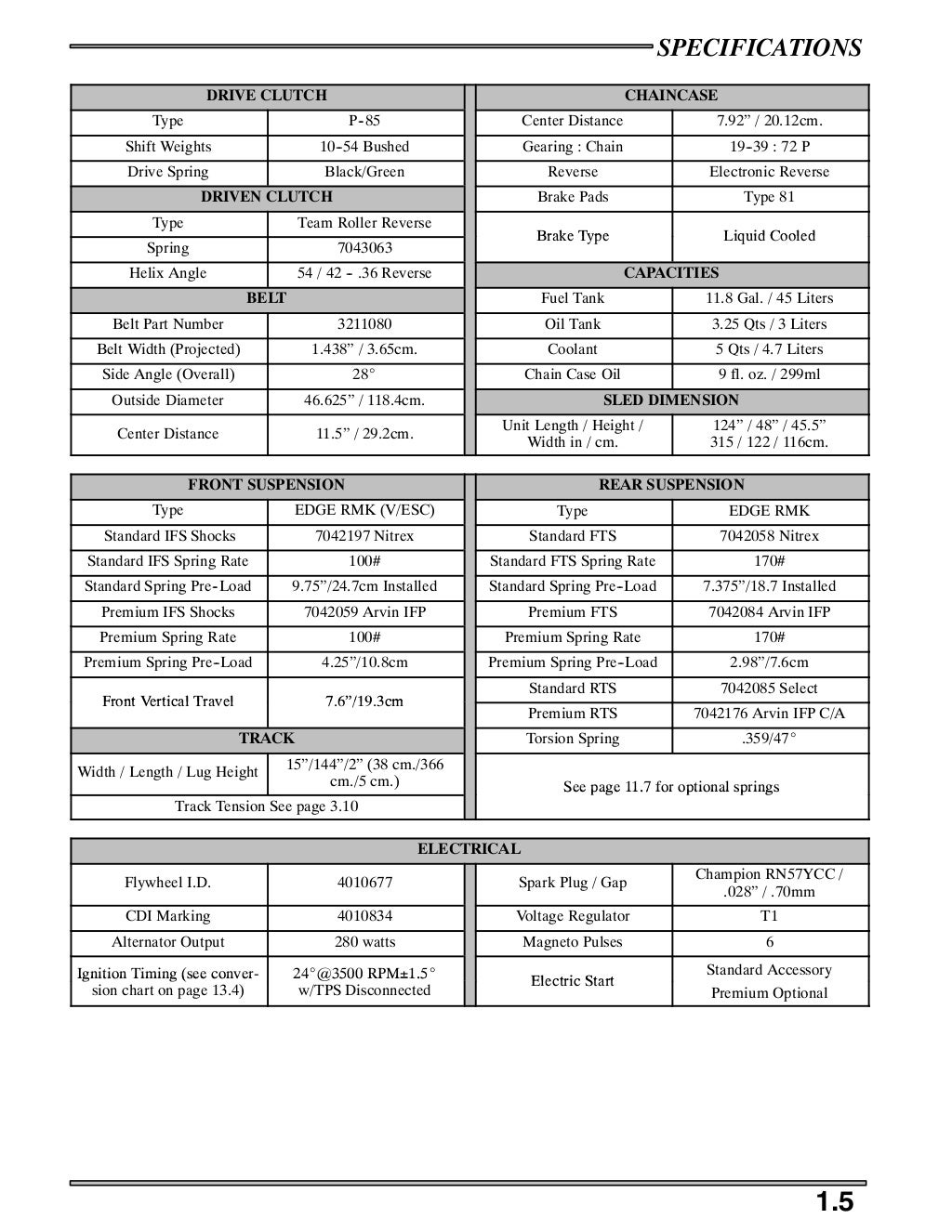 2005 Polaris 800 RMK 151 SNOWMOBILE Service Repair Manual