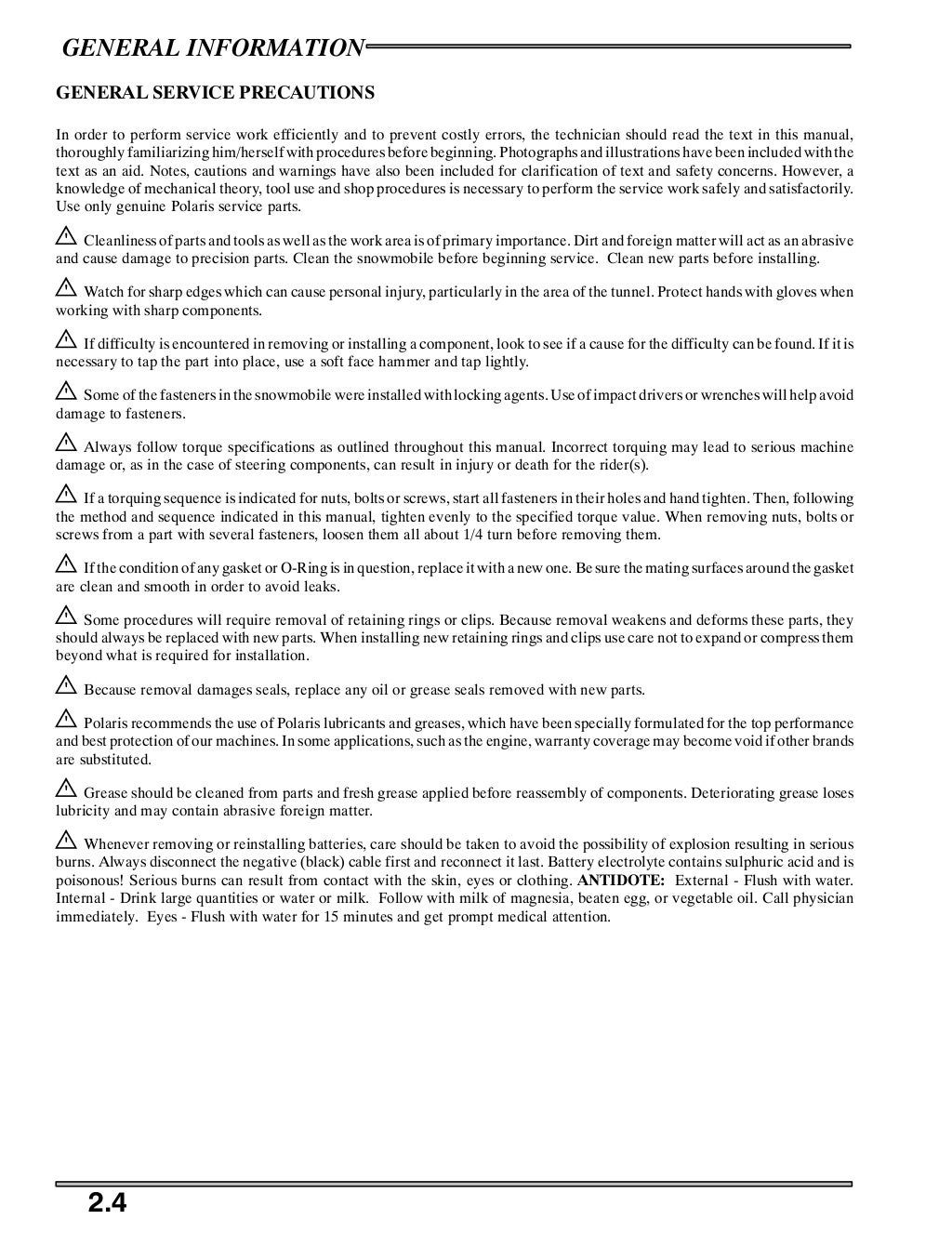 2005 Polaris 800 RMK 151 SNOWMOBILE Service Repair Manual