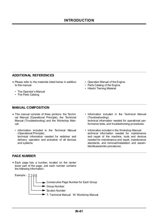 HITACHI EX1200 5C EXCAVATOR Service Repair Manual
