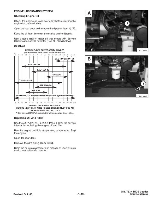 Bobcat 753 Skid Steer Loader Service Repair Manual Sn 511476001 Abo
