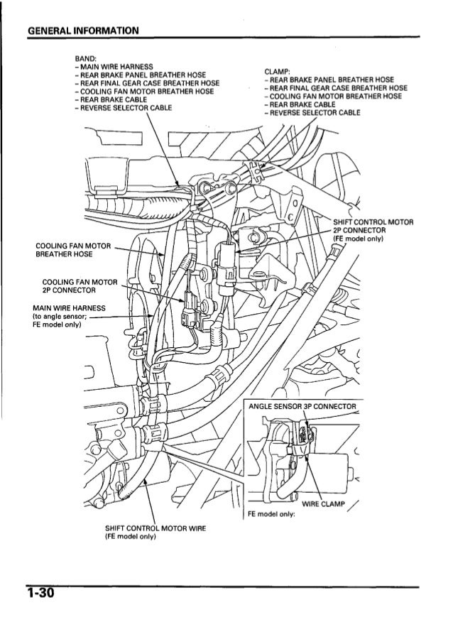2006 Honda Trx500fm Fourtrax Foreman Service Repair Manual