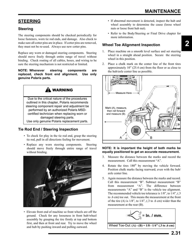 2009 POLARIS RANGER 4X4 500 EFI Service Repair Manual PDF