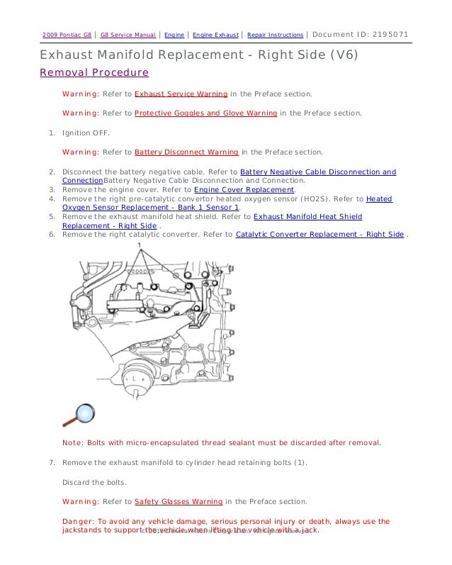 Pontiac G8 Engine Diagram