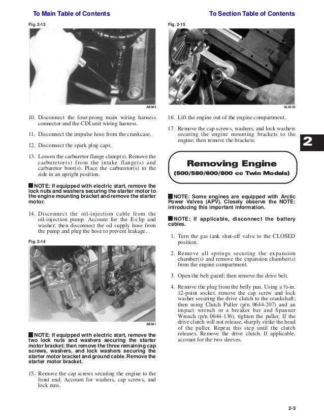 2001 Arctic Cat Z 370 ES SNOWMOBILE Service Repair Manual