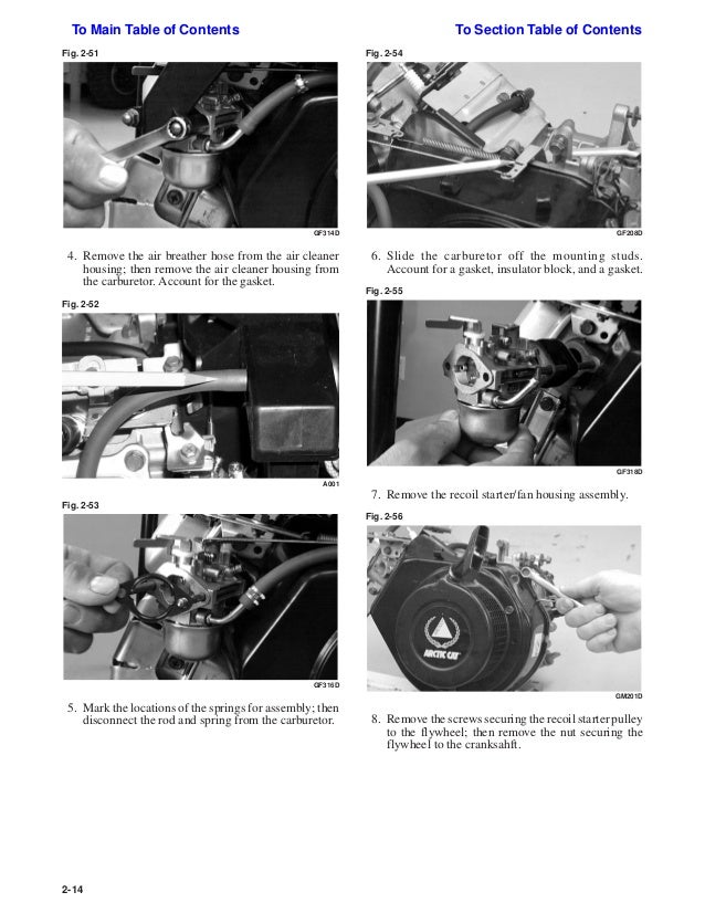 2001 Arctic Cat Z 370 ES SNOWMOBILE Service Repair Manual