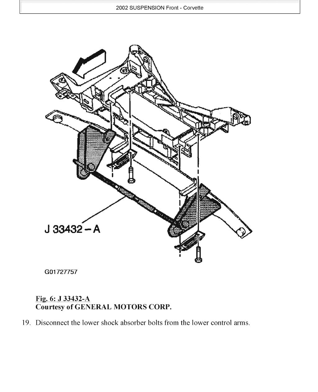 2003 Chevrolet Corvette Service Repair Manual
