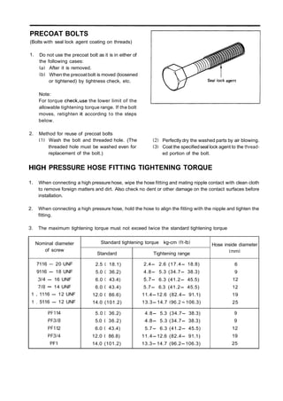Thread Precoat Toyota 5FD60 Forklift Service Repair Manual | PDF