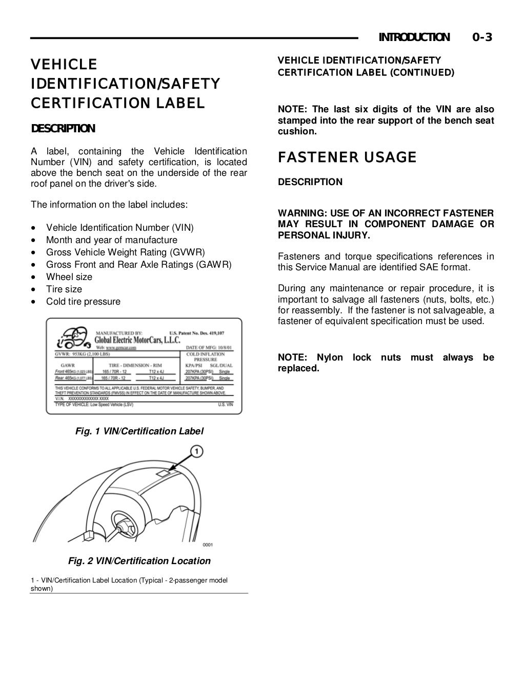 2008 GEM Global Electric Motorcars Service Repair Manual