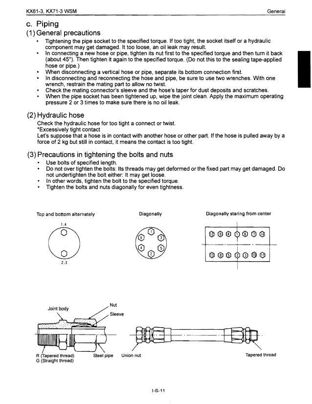 Kubota KX713 Excavator Service Repair Manual
