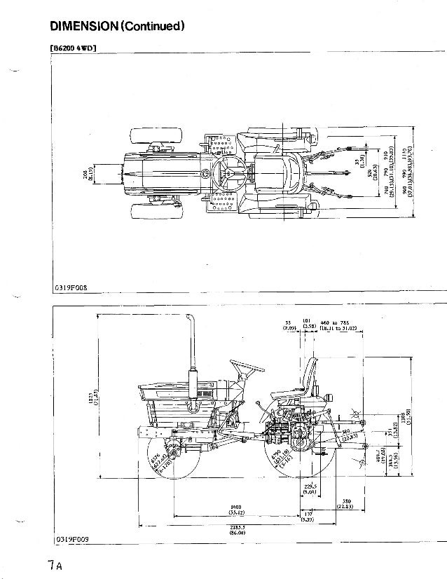 Kubota B7200HST Tractor Service Repair Manual